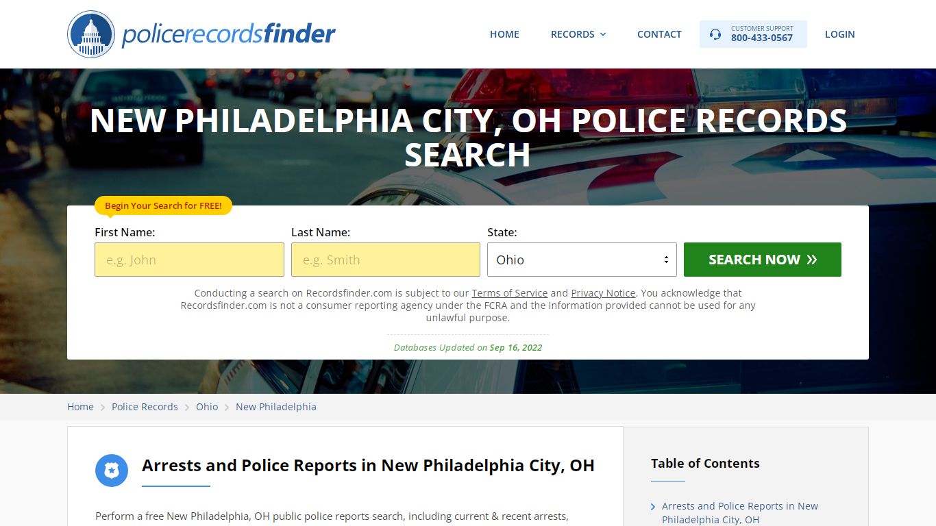 New Philadelphia, Tuscarawas County, OH Police Reports & Police ...